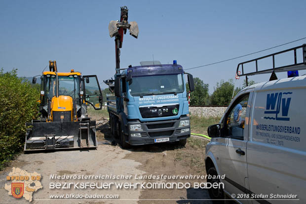 20180809 Kleingartensiedlung in Traiskirchen nach Wasserrohrbruch überflutet Foto: © Stefan Schneider