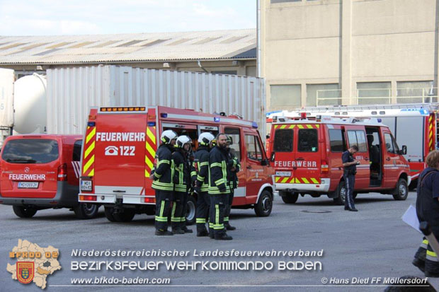 20180816 Band in einem Gewerbebetrieb in Guntramsdorf Bezirk Mödling  Foto: © Patrick Friedl FF Möllersdorf 