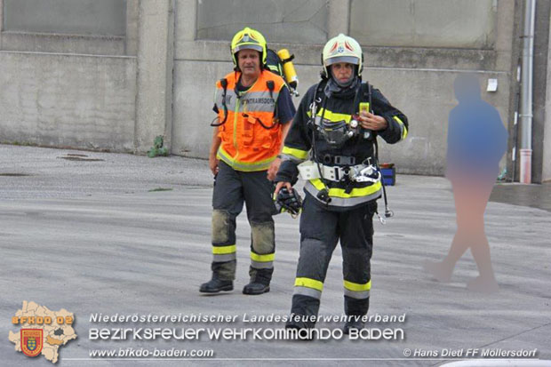 20180816 Band in einem Gewerbebetrieb in Guntramsdorf Bezirk Mödling  Foto: © Patrick Friedl FF Möllersdorf 