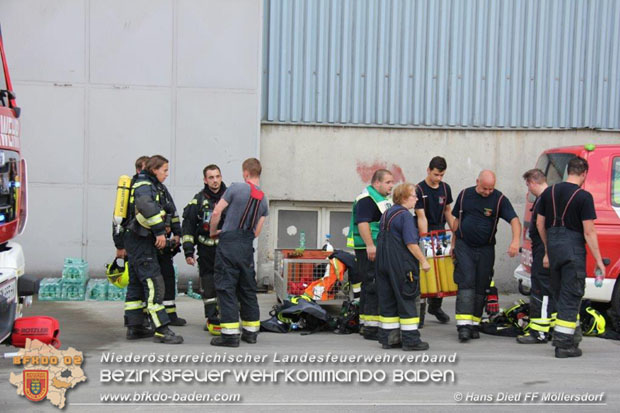 20180816 Band in einem Gewerbebetrieb in Guntramsdorf Bezirk Mödling  Foto: © Patrick Friedl FF Möllersdorf 