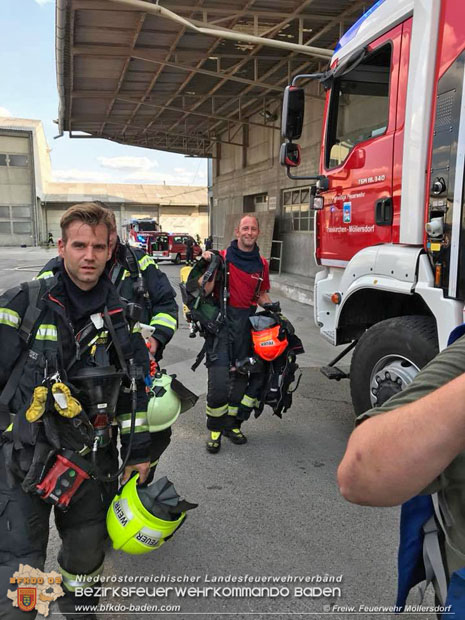 20180816 Band in einem Gewerbebetrieb in Guntramsdorf Bezirk Mödling  Foto: © Patrick Friedl FF Möllersdorf 