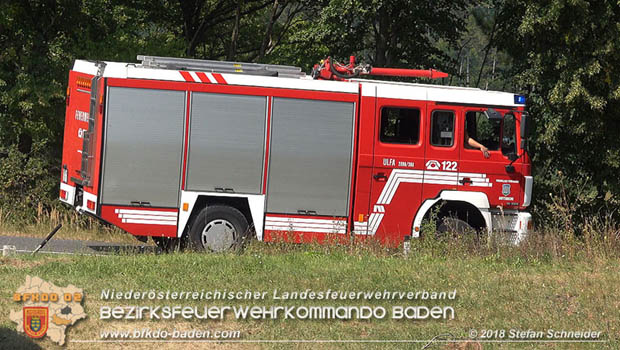 20180819 Ausgedehnter Flurbrand in unmitelbarer Waldnähe bei Lindabrunn Richtung Aigen  Foto: © Stefan Schneider