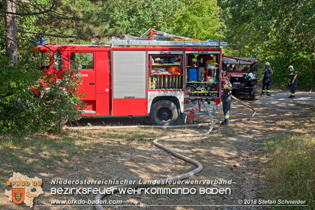 20180819 Ausgedehnter Flurbrand in unmitelbarer Waldnähe bei Lindabrunn Richtung Aigen  Foto: © Stefan Schneider