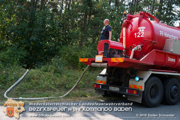 20180819 Ausgedehnter Flurbrand in unmitelbarer Waldnähe bei Lindabrunn Richtung Aigen  Foto: © Stefan Schneider