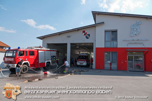 20180819 Ausgedehnter Flurbrand in unmitelbarer Waldnähe bei Lindabrunn Richtung Aigen  Foto: © Stefan Schneider