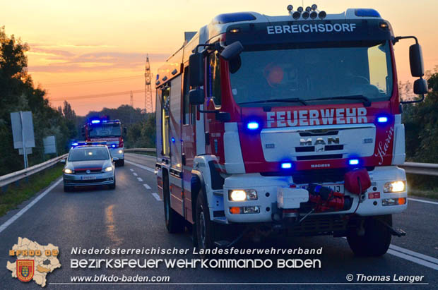 20180820 Verkehrsunfall auf der LB210 zwischen Ebreichsdorf und Oberwaltersdorf  Foto: © Thomas Lenger
