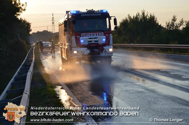 20180820 Verkehrsunfall auf der LB210 zwischen Ebreichsdorf und Oberwaltersdorf  Foto: © Thomas Lenger