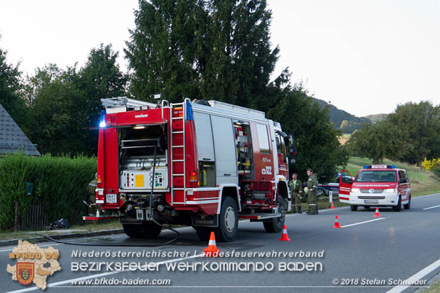 20180823 Wohnugsbrand in Nöstach-Hafnerberg  Foto: © Stefan Schneider BFK Baden