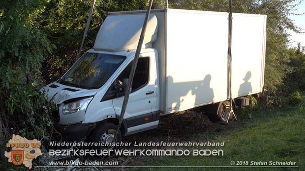 20180918 Verkehrsunfall auf der A2 beim Knoten Guntramsdorf  Foto: © Stefan Schneider 