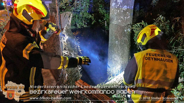 20180924 Sturmtief "Fabiene" sorgte für einige Feuerwehreinsätze im Bezirk Baden  Foto: © Stefan Schneider
