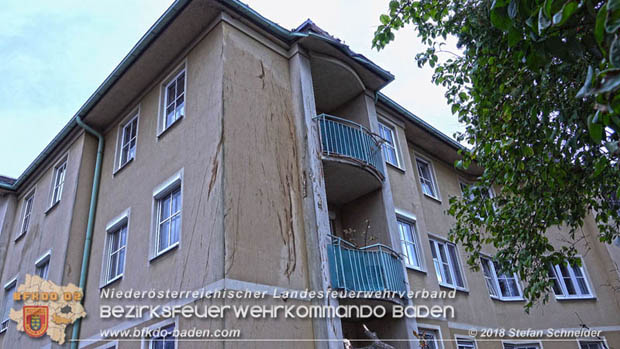 20180924 Sturmtief "Fabiene" sorgte für einige Feuerwehreinsätze im Bezirk Baden  Foto: © Stefan Schneider