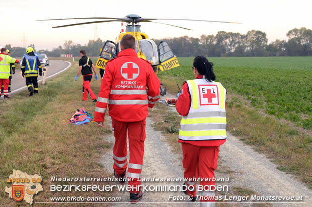 20181017 Schwerer Verkehrsunfall auf der L157 Pottendorf-Tattendorf Foto: © Thomas Lenger Monatsrevue.at 20181017 Schwerer Verkehrsunfall auf der L157 Pottendorf-Tattendorf Foto: © Thomas Lenger Monatsrevue.at