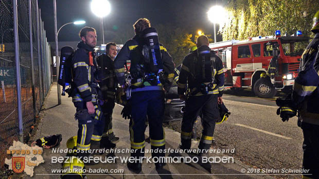 20181018 Stechender Geruch löst Großeinsatz in Baden aus  Foto: © Stefan Schneider