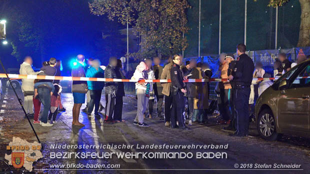 20181018 Stechender Geruch löst Großeinsatz in Baden aus  Foto: © Stefan Schneider