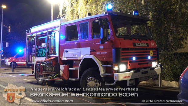 20181018 Stechender Geruch löst Großeinsatz in Baden aus  Foto: © Stefan Schneider