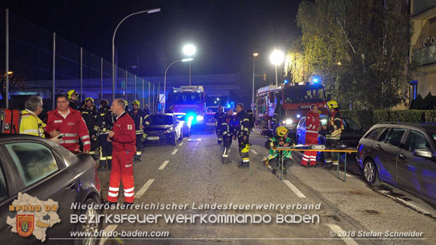 20181018 Stechender Geruch löst Großeinsatz in Baden aus  Foto: © Stefan Schneider