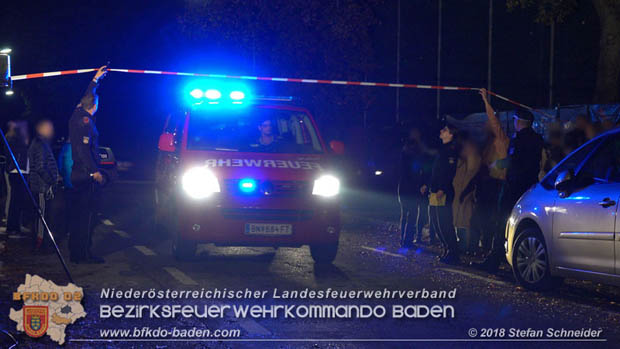 20181018 Stechender Geruch löst Großeinsatz in Baden aus  Foto: © Stefan Schneider