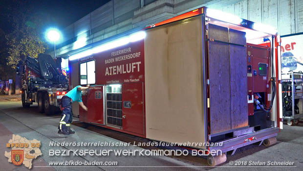 20181018 Stechender Geruch löst Großeinsatz in Baden aus  Foto: © Stefan Schneider