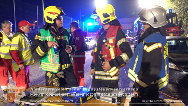 20181018 Stechender Geruch löst Großeinsatz in Baden aus  Foto: © Stefan Schneider