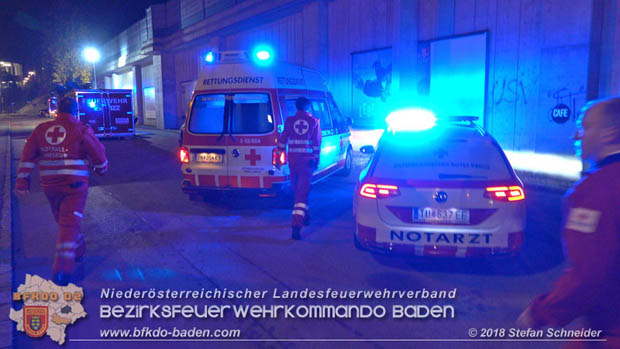 20181018 Stechender Geruch löst Großeinsatz in Baden aus  Foto: © Stefan Schneider