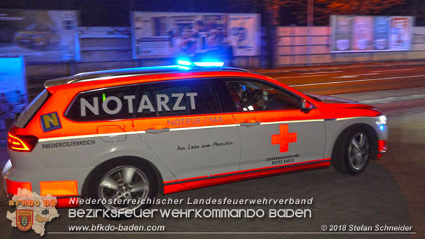 20181018 Stechender Geruch löst Großeinsatz in Baden aus  Foto: © Stefan Schneider