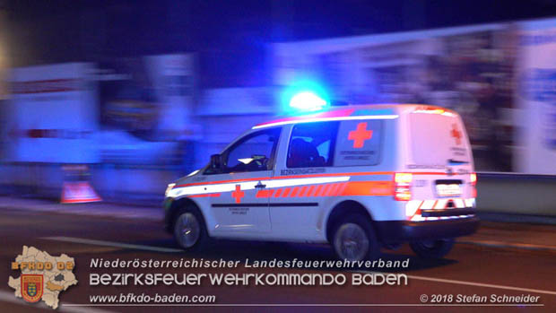 20181018 Stechender Geruch löst Großeinsatz in Baden aus  Foto: © Stefan Schneider