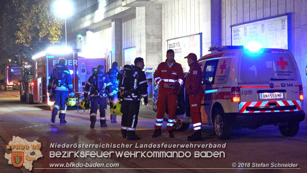 20181018 Stechender Geruch löst Großeinsatz in Baden aus  Foto: © Stefan Schneider