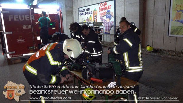 20181018 Stechender Geruch löst Großeinsatz in Baden aus  Foto: © Stefan Schneider