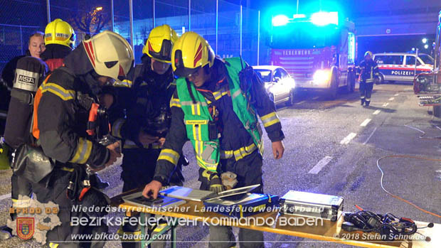 20181018 Stechender Geruch löst Großeinsatz in Baden aus  Foto: © Stefan Schneider