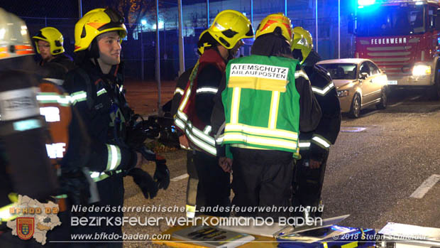 20181018 Stechender Geruch löst Großeinsatz in Baden aus  Foto: © Stefan Schneider