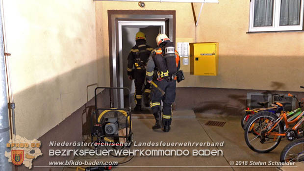 20181018 Stechender Geruch löst Großeinsatz in Baden aus  Foto: © Stefan Schneider