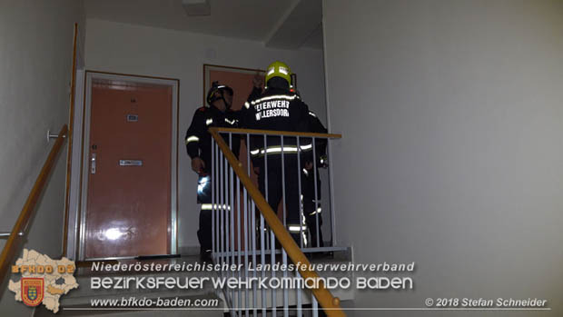 20181018 Stechender Geruch löst Großeinsatz in Baden aus  Foto: © Stefan Schneider