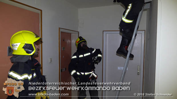 20181018 Stechender Geruch löst Großeinsatz in Baden aus  Foto: © Stefan Schneider