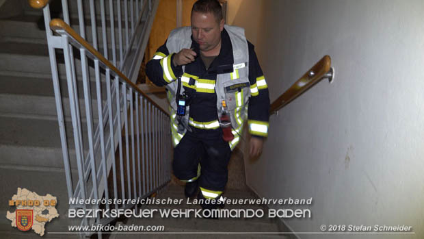 20181018 Stechender Geruch löst Großeinsatz in Baden aus  Foto: © Stefan Schneider