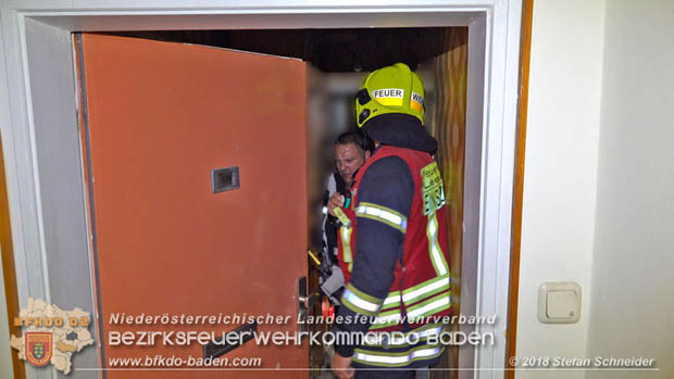 20181018 Stechender Geruch löst Großeinsatz in Baden aus  Foto: © Stefan Schneider