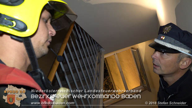 20181018 Stechender Geruch löst Großeinsatz in Baden aus  Foto: © Stefan Schneider
