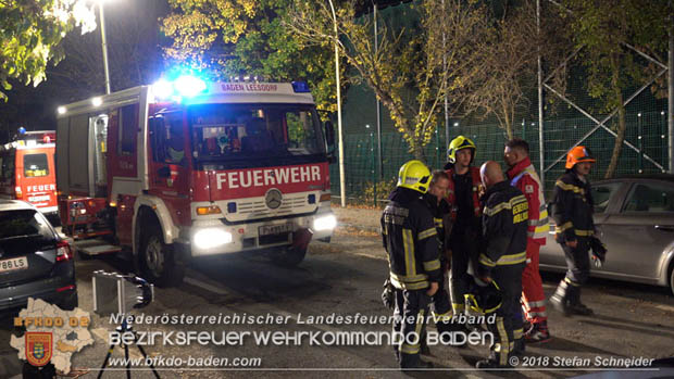 20181018 Stechender Geruch löst Großeinsatz in Baden aus  Foto: © Stefan Schneider