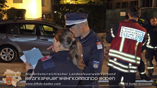 20181018 Stechender Geruch löst Großeinsatz in Baden aus  Foto: © Stefan Schneider