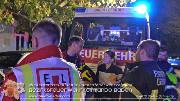 20181018 Stechender Geruch löst Großeinsatz in Baden aus  Foto: © Stefan Schneider