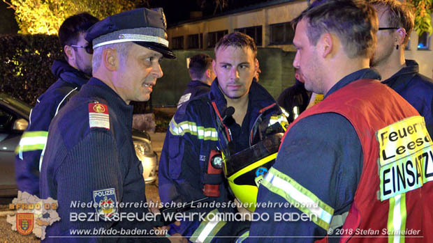 20181018 Stechender Geruch löst Großeinsatz in Baden aus  Foto: © Stefan Schneider