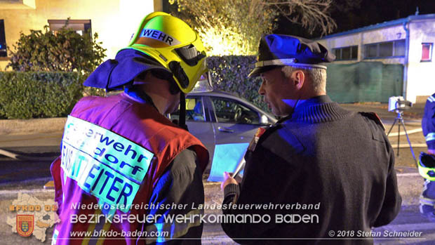 20181018 Stechender Geruch löst Großeinsatz in Baden aus  Foto: © Stefan Schneider