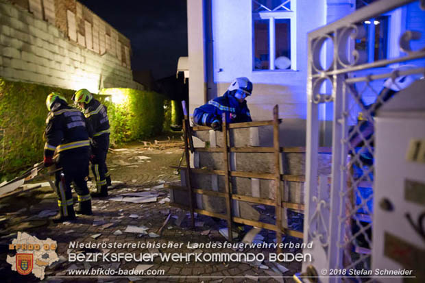 20181024 Sturmtief "Siglinde" über Baden Stadtteil Weikersdorf  Foto: © Stefan Schneider