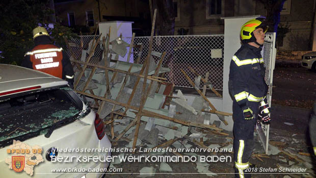 20181024 Sturmtief "Siglinde" über Baden Stadtteil Weikersdorf  Foto: © Stefan Schneider