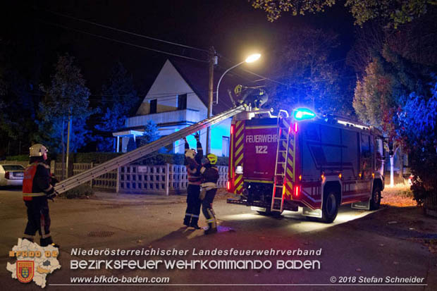 20181024 Sturmtief "Siglinde" über Baden Stadtteil Weikersdorf  Foto: © Stefan Schneider
