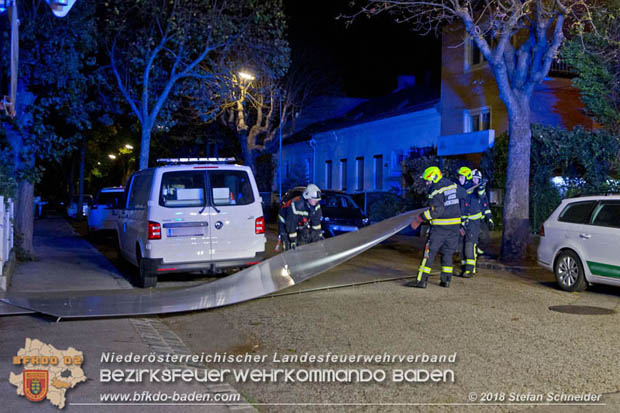 20181024 Sturmtief "Siglinde" über Baden Stadtteil Weikersdorf  Foto: © Stefan Schneider