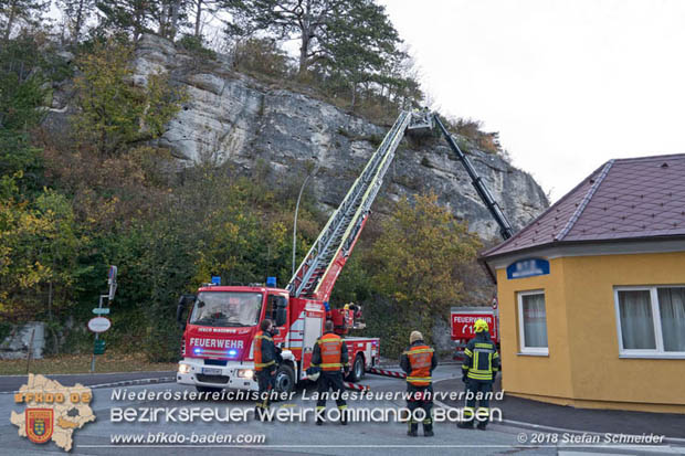 20181024 Sturmtief "Siglinde" über Baden Stadtteil Weikersdorf  Foto: © Stefan Schneider FF Baden-Stadt