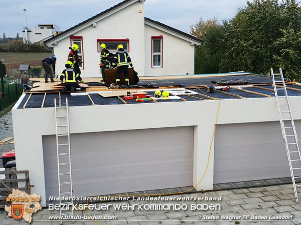 20181024 Sturmtief "Siglinde" über Baden Stadtteil Leesdorf  Foto: © Stefan Wagner FF Baden-Leesdorf