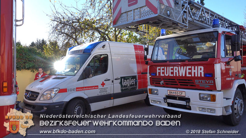 20181031 Wohnhausbrand in Enzesfeld  Foto: © Stefan Schneider BFK Baden