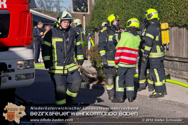 20181031 Wohnhausbrand in Enzesfeld  Foto: © Stefan Schneider BFK Baden