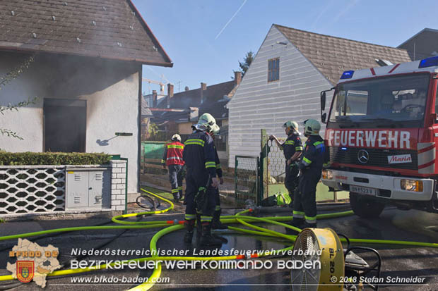 20181031 Wohnhausbrand in Enzesfeld  Foto: © Stefan Schneider BFK Baden